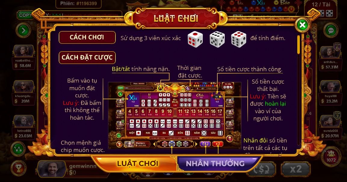 sicbo tài phú trên 888b